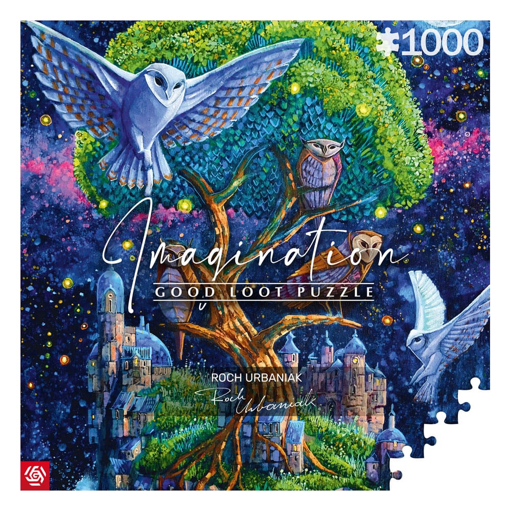 SU ORDINAZIONE Roch Urbaniak Imagination Puzzle Owl Island / Wyspa Sów (1000 pieces)