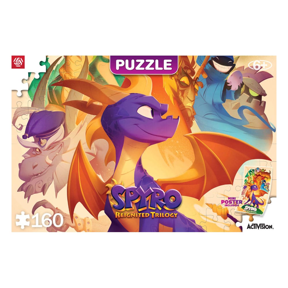 SU ORDINAZIONE Spyro Reignited Trilogy Kids Puzzle Heroes (160 pieces)