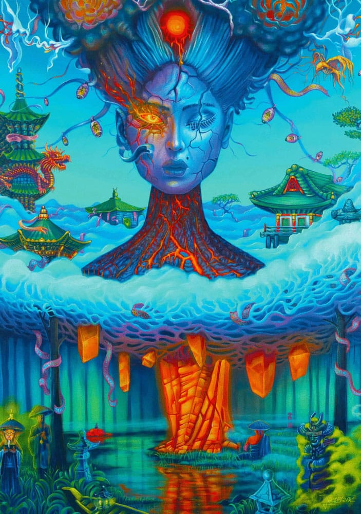 SU ORDINAZIONE Kamil Jakóbczak Puzzle Fuji (1000 pieces)