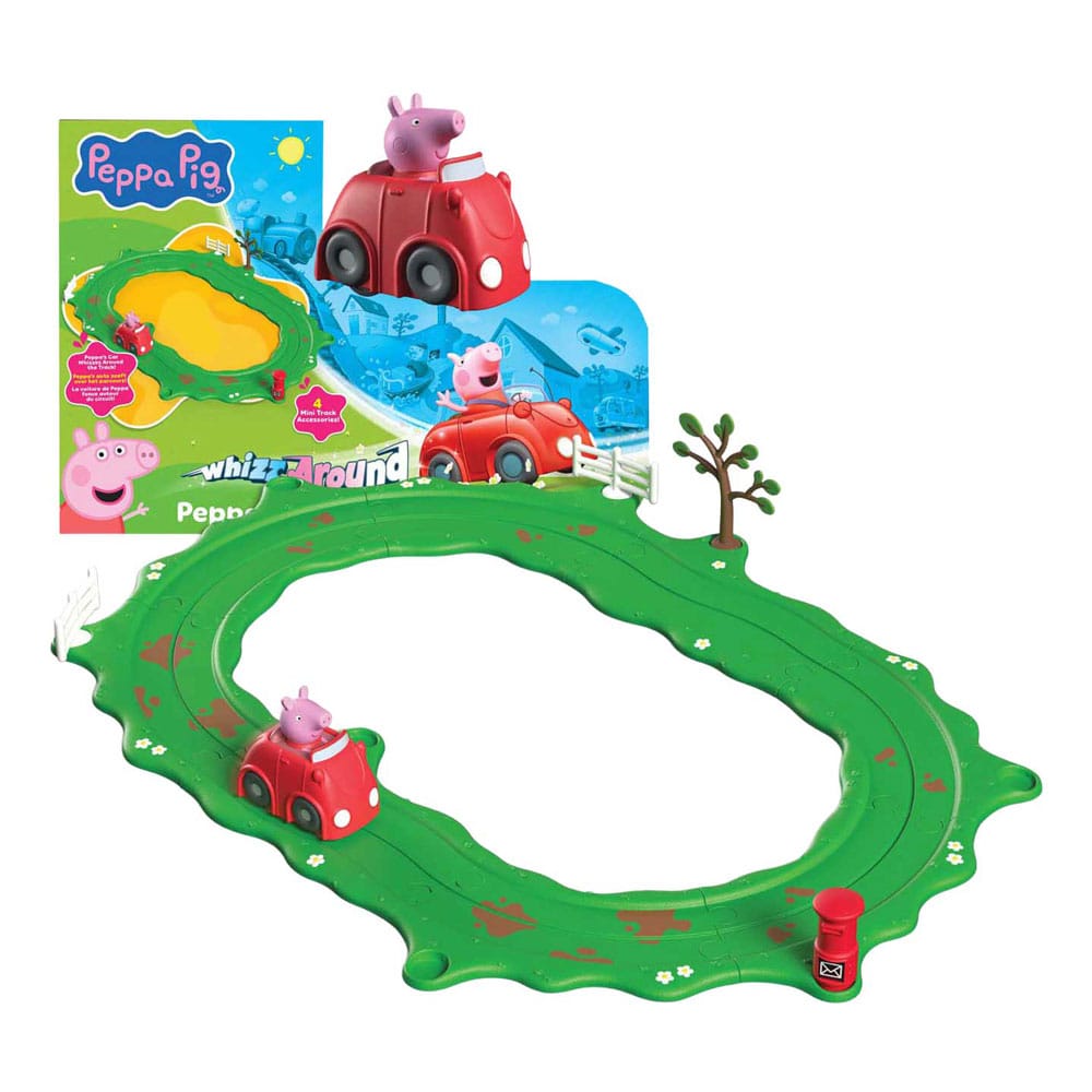 MADE TO ORDER Peppa Pig Whiz Around Peppa's Little Red Car Set
