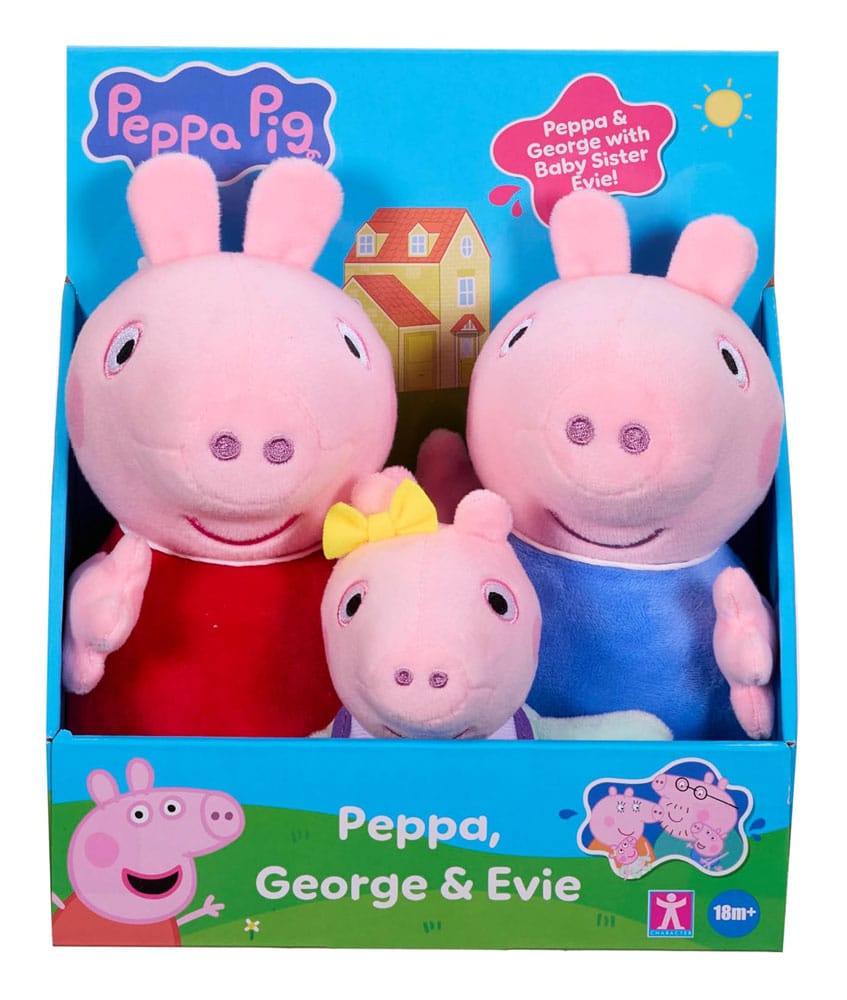 🧪 LAB | SU ORDINAZIONE Peppa Pig Plush figures 3er Pack