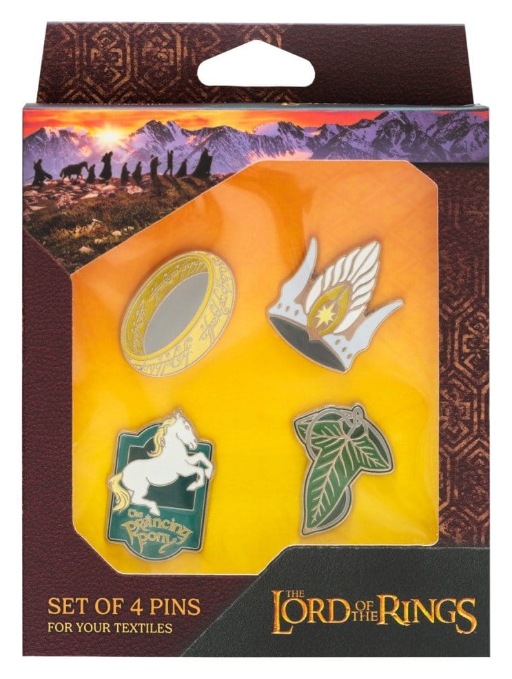 🧪 LAB | SU ORDINAZIONE The Lord of the Rings Pins Set of 4