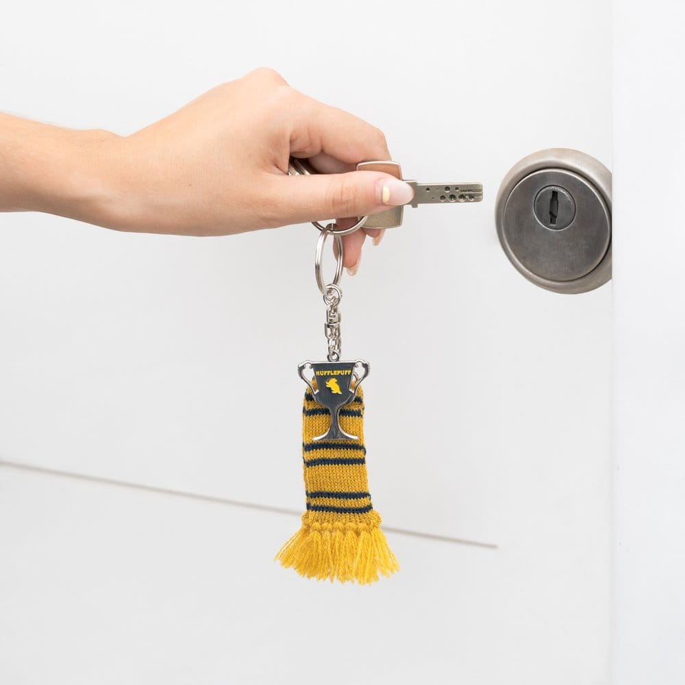 🧪 LAB | SU ORDINAZIONE Harry Potter Keyring Hufflepuff Scarf 15 cm