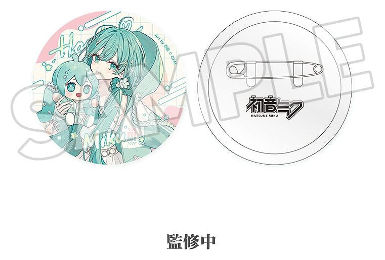 SU ORDINAZIONE Character Vocal Series 01: Hatsune Miku Miku Hug Series Pinback Button: Flower Ver. 8 cm Umkarton (10)