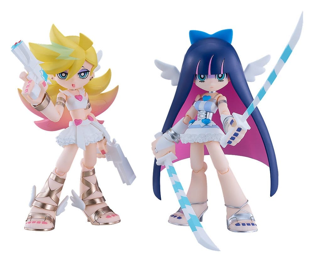 PREORDINE+ 10/2027 New Panty & Stocking with Garterbelt Figma Action Figures 2-Pack Panty & Stocking: Angel ver. 12 cm