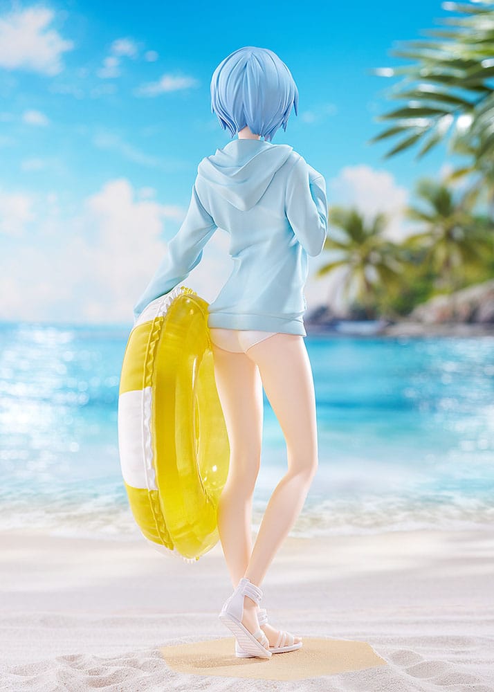 PREORDINE 11/2025 Rebuild of Evangelion Pop Up Parade L PVC Statue Beach Queens: Rei Ayanami 22 cm (PREORDINE NON CANCELLABILE)