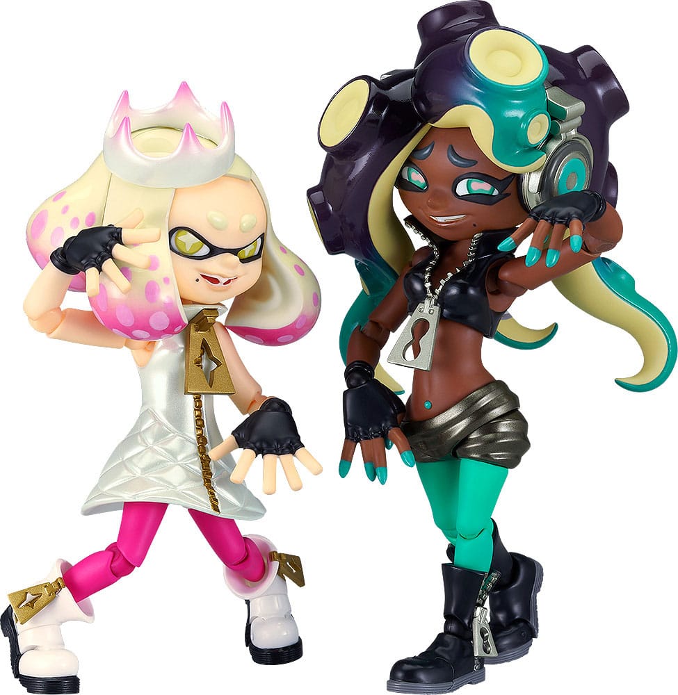 PREORDINE+ 03/2026 Splatoon 2 Figma Action Figures Off the Hook Pearl & Marina 9 - 10 cm