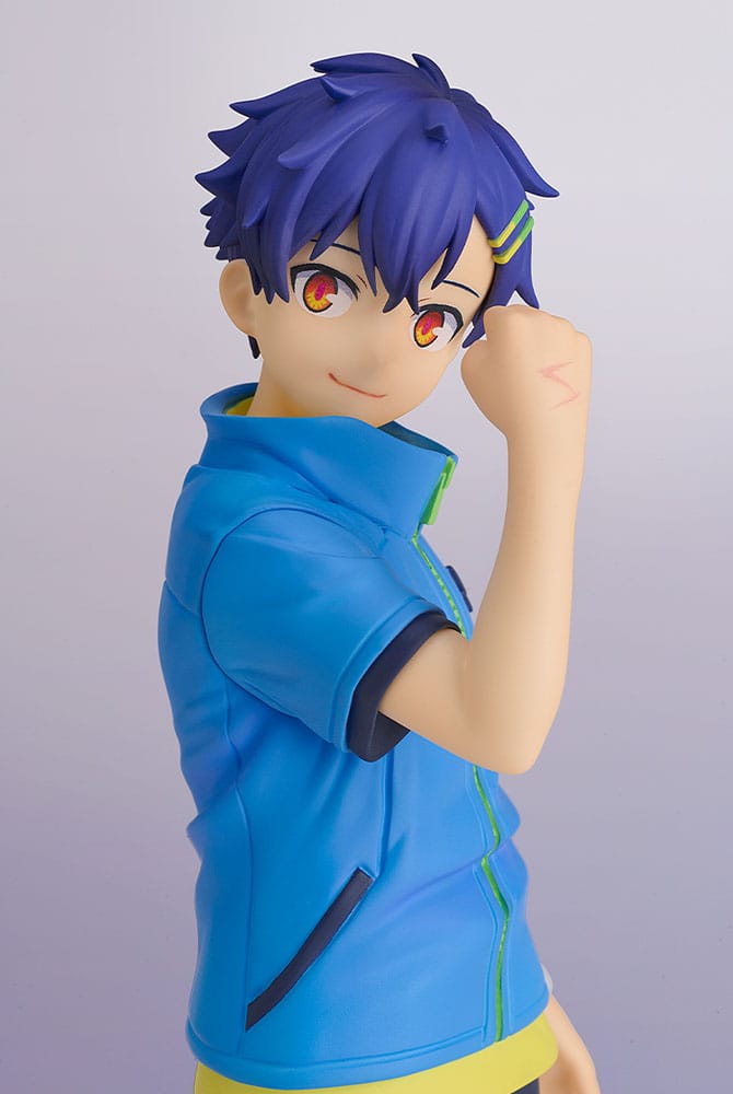 SU ORDINAZIONE Gridman Universe Pop Up Parade PVC Statue Yomogi Asanaka L Size 23 cm