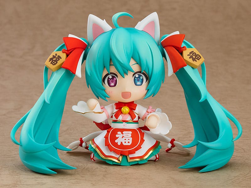 PREORDINE 01/2026 Character Vocal Series 01 Nendoroid Action Figure Hatsune Miku: Maneki Miku Ver. 10 cm (PREORDINE NON CANCELLABILE)