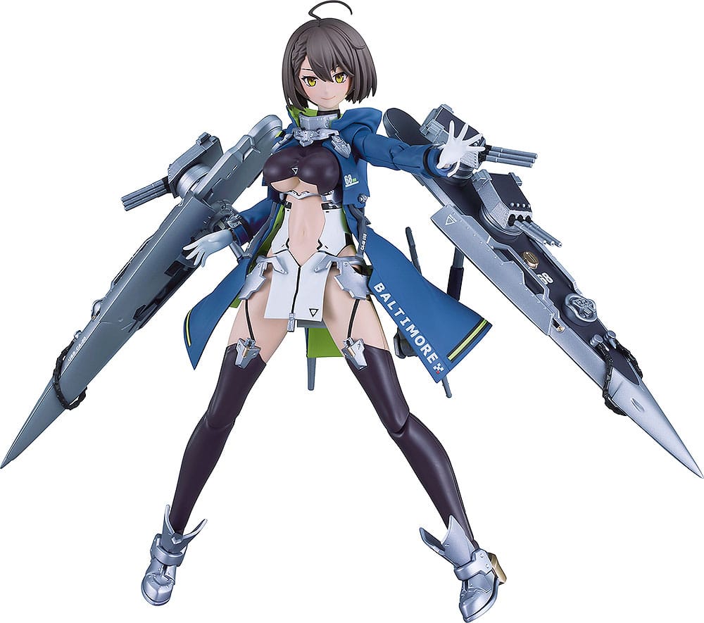PREORDINE+ 03/2026 Azur Lane Plastic Model Kit PLAMATEA Baltimore 16 cm