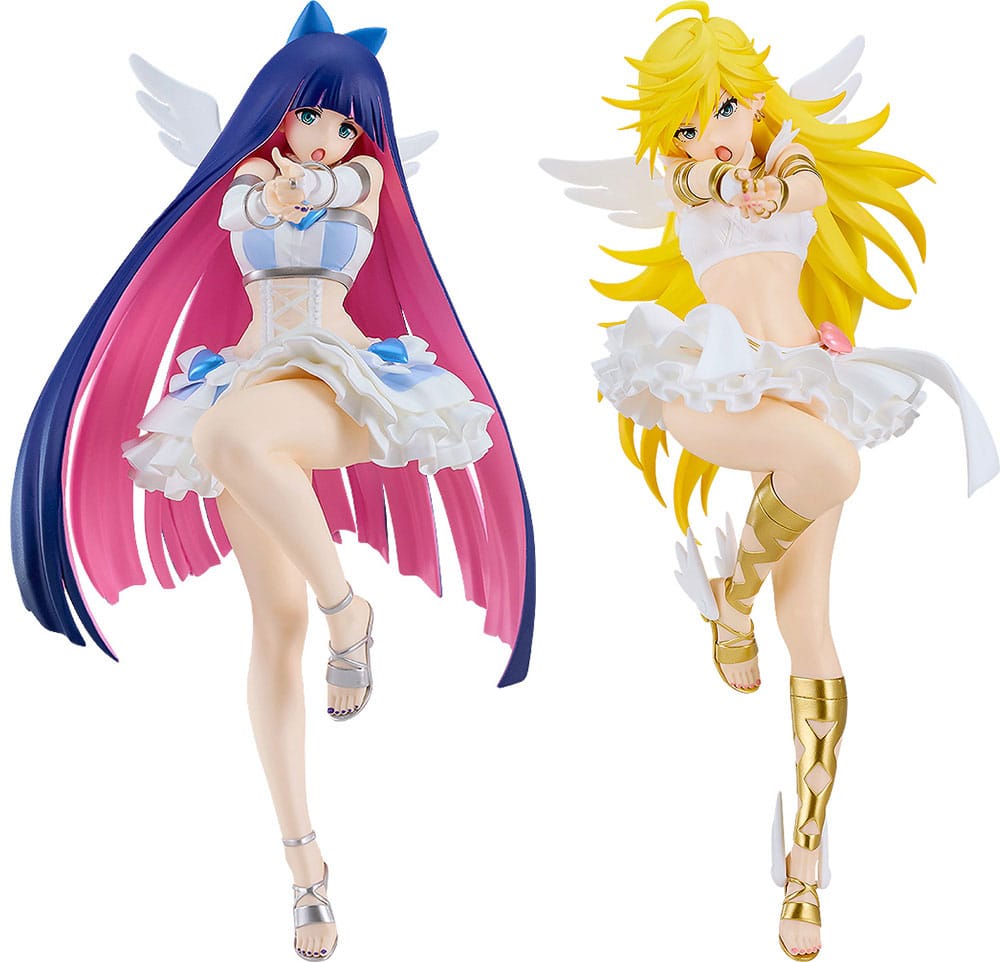 SU ORDINAZIONE Panty & Stocking with Garterbelt Pop Up Parade PVC Statues 2-Pack Panty & Stocking Set: Repent Ver. L Size 21 cm ESAURITO