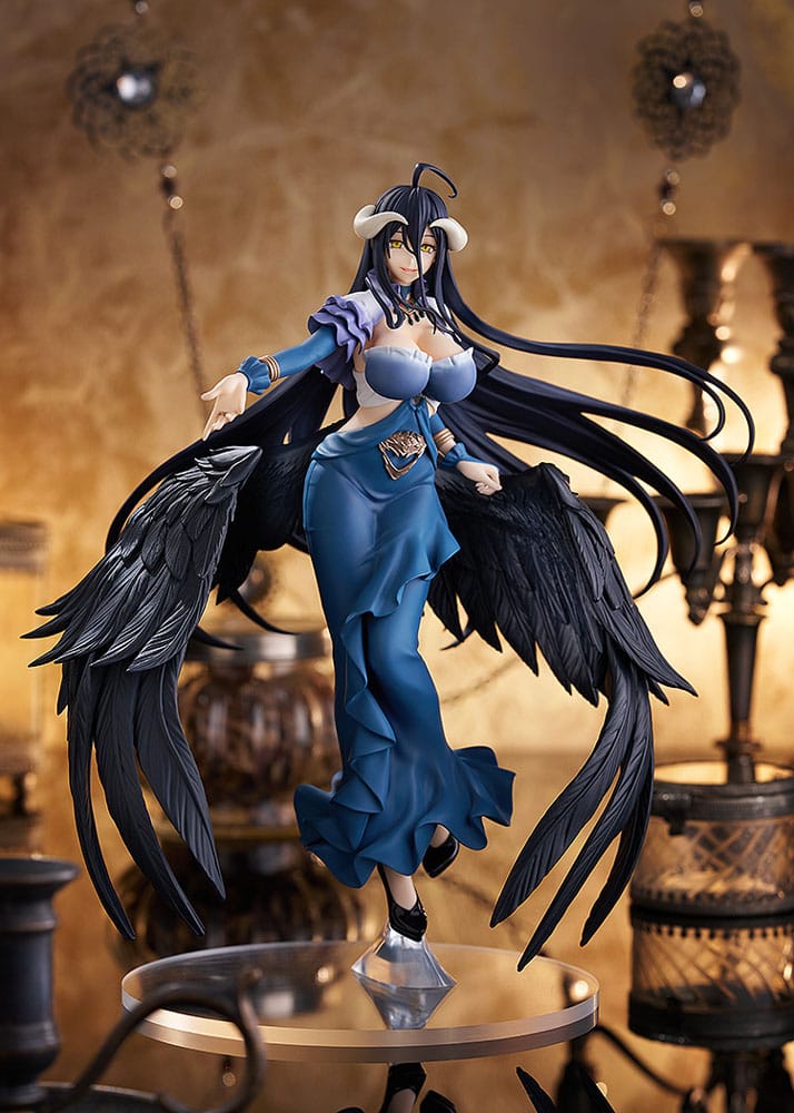 SU ORDINAZIONE Overlord Pop Up Parade SP PVC Statue Albedo: Jet Black Dress Ver. 25 cm
