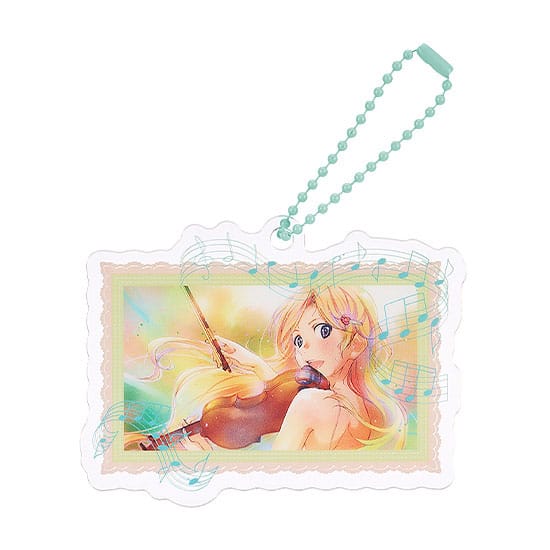 SU ORDINAZIONE Your Lie in April Acrylic Keychain Anime Scene C 8 cm