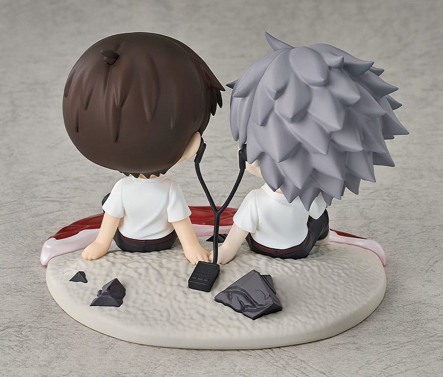 PREORDINE+ 04/2026 Rebuild of Evangelion Chibi Figure Shinji Ikari & Kaworu Nagisa 8 cm