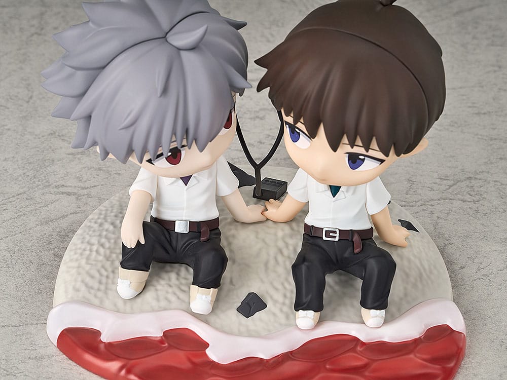PREORDINE+ 04/2026 Rebuild of Evangelion Chibi Figure Shinji Ikari & Kaworu Nagisa 8 cm
