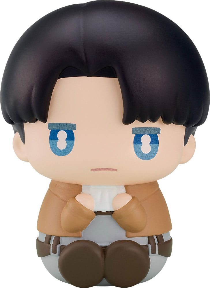 AUF BESTELLUNG GEFERTIGT Attack on Titan Marshmalloid Anti-Stress Figur Levi 9 cm