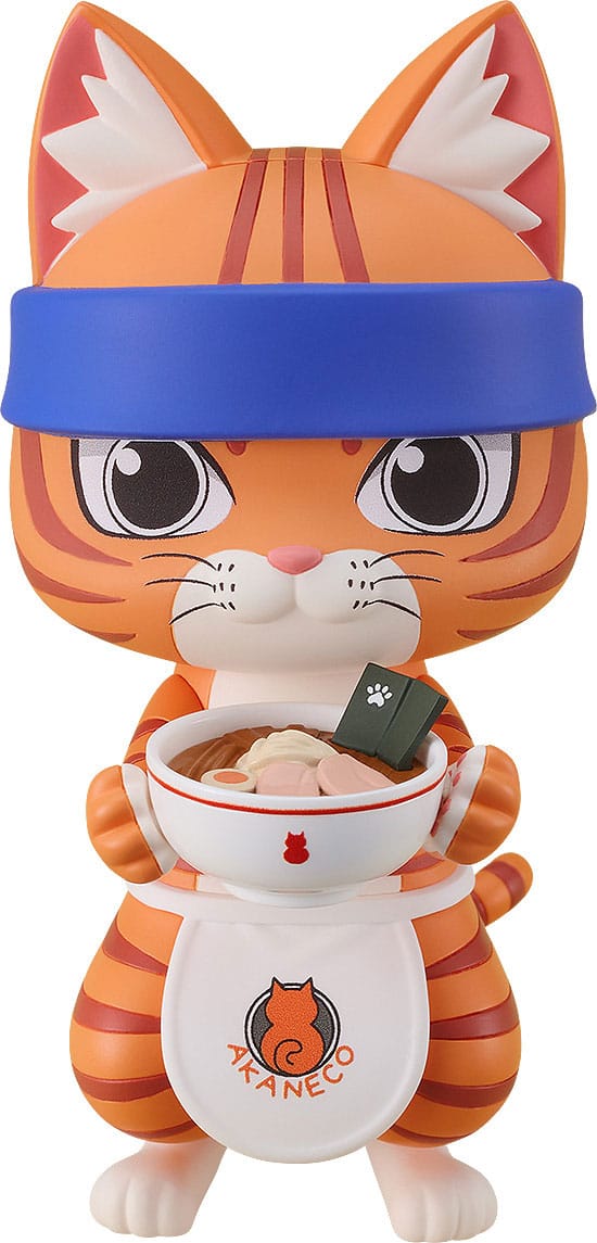 SU ORDINAZIONE Red Cat Ramen Nendoroid Action Figure Bunzo 10 cm