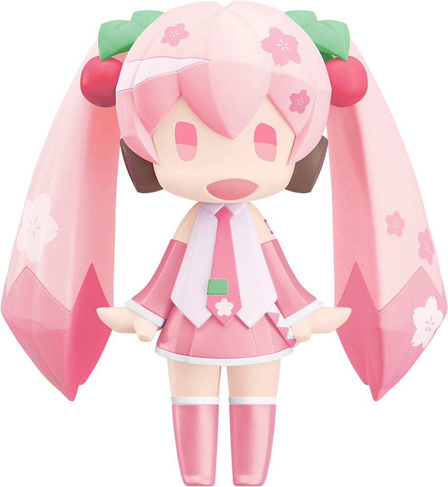 SU ORDINAZIONE Character Vocal Series 01: Hatsune Miku HELLO! GOOD SMILE Action Figure Sakura Miku 10 cm