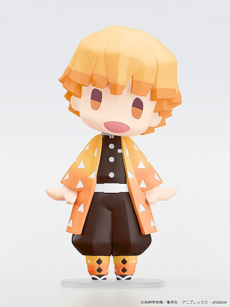 PREORDINE+ 01/2026 Demon Slayer: Kimetsu no Yaiba HELLO! GOOD SMILE Action Figure Zenitsu Agatsuma 10 cm