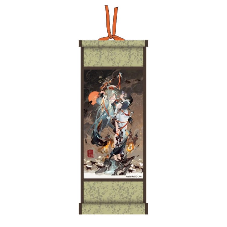 MADE TO ORDER Character Vocal Series 01: Hatsune Miku Wallscroll Hatsune Miku Shimian Maifu Ver. 10 x 25 cm