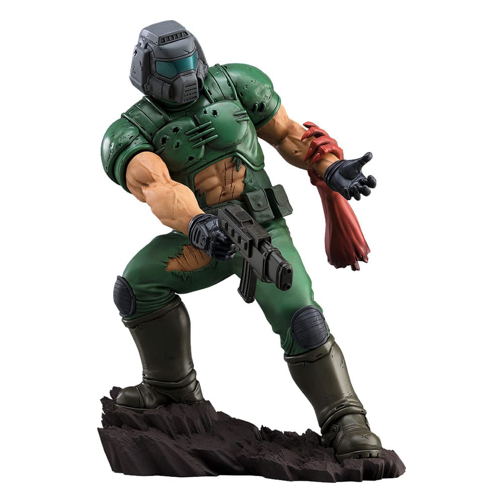 Auf Bestellung gefertigte Doom Pop-Up-Parade-PVC-Statue Doom Marine 17 cm