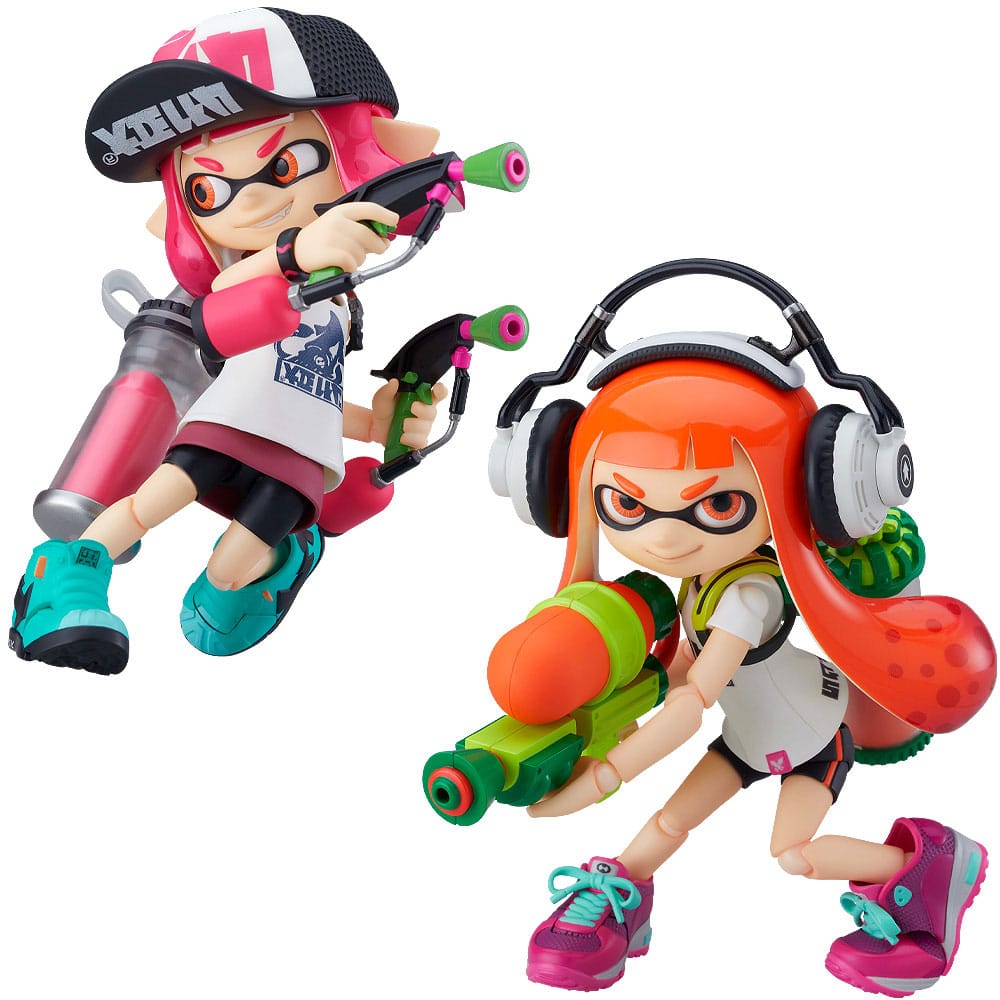 SU ORDINAZIONE Splatoon/Splatoon 2 Figma Action Figure Splatoon Girl DX Edition 10 cm ESAURITO