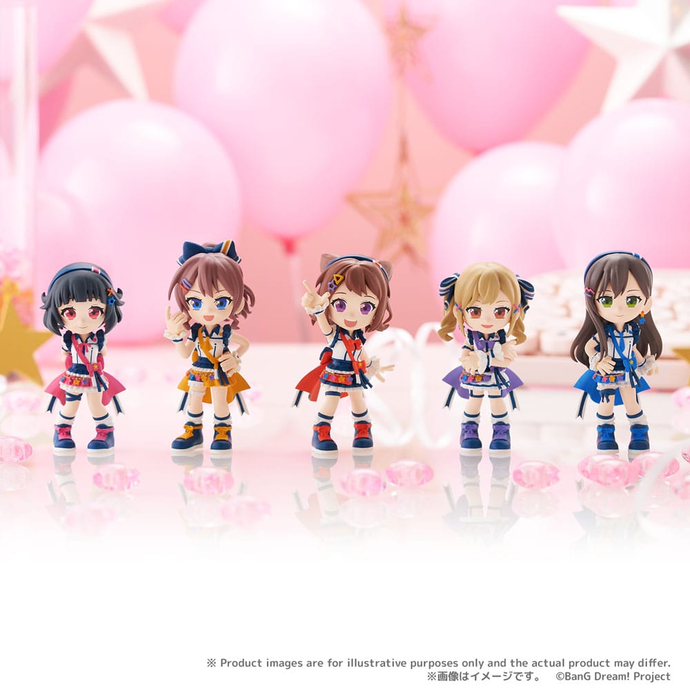SU ORDINAZIONE BanG Dream! Poppin'Party PalVerse PVC Figures 9 cm Assortment (6)