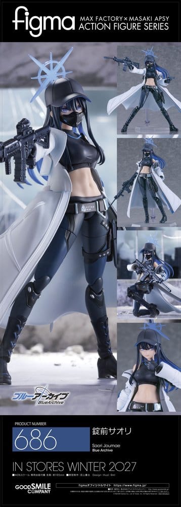 PREORDINE+ 04/2027 Blue Archive Figma Action Figure Saori Joumae 17 cm