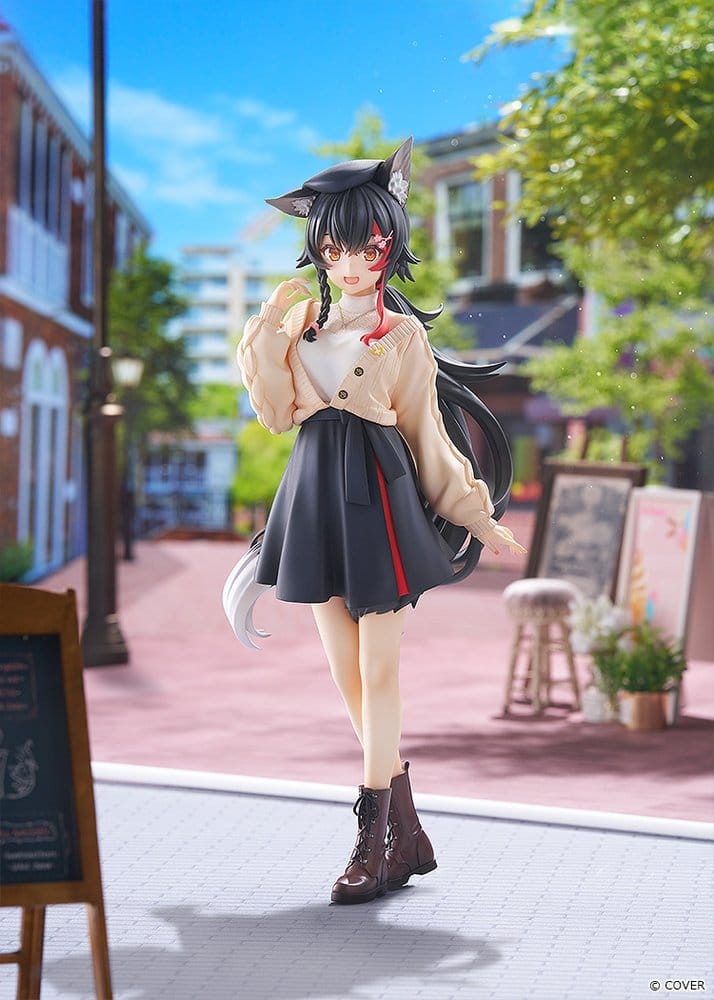 PREORDINE+ 12/2027 Hololive Production G.S. Collection PVC Figure 1/7 Ookami Mio Date Style - Street Outfit Ver. 24 cm