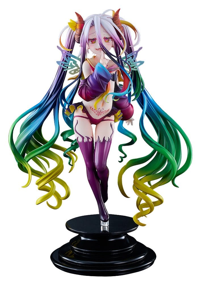 PREORDINE+ 09/2027 No Game No Life PVC Figure 1/7 Black Shiro 26 cm