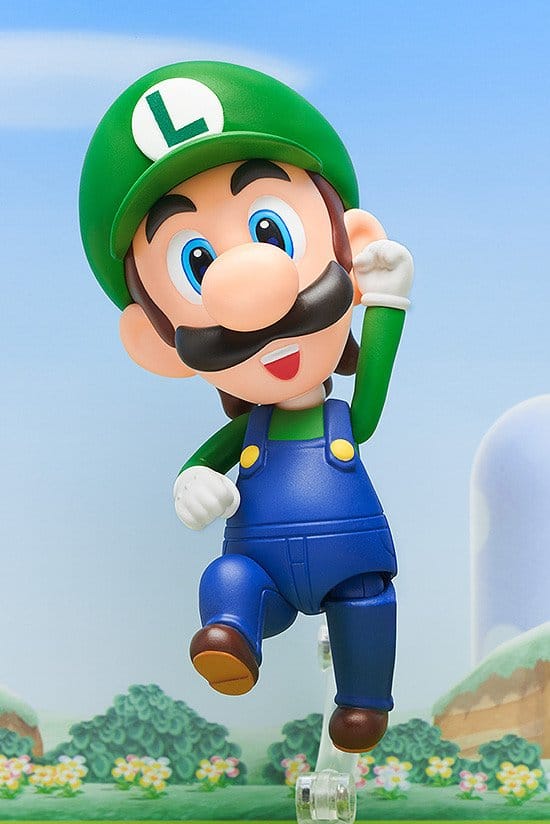 PREORDINE+ 04/2027 Super Mario Nendoroid Action Figure Luigi 10cm