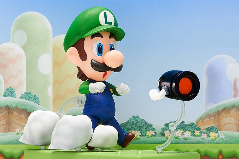 PREORDINE+ 04/2027 Super Mario Nendoroid Action Figure Luigi 10cm