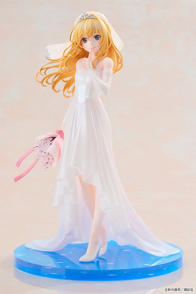 PREORDINE+ 10/2027 Your Lie in April G.S. Collection PVC Figure 1/7 Kaori Miyazono Wedding Dress Ver. 22 cm