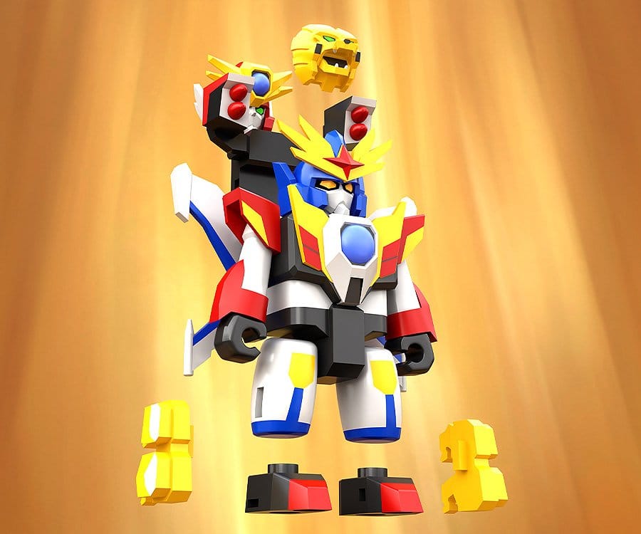 PREORDINE+ 07/2027 The Brave Fighter of Legend Da-Garn Brickroid Action Figure Da-Garn X 5 cm