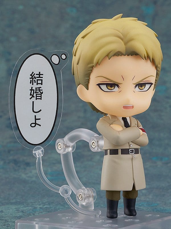 PREORDINE+ 07/2027 Attack on Titan Nendoroid Action Figure Reiner Braun 10 cm