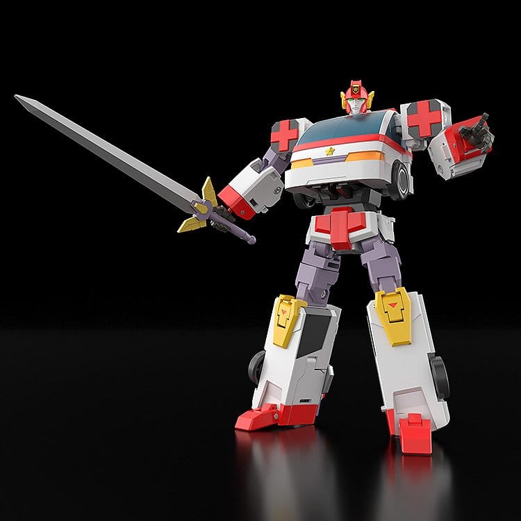 PREORDINE+ 12/2027 Brave Police J-Decker Action Figure The Gattai Duke Fire 25 cm