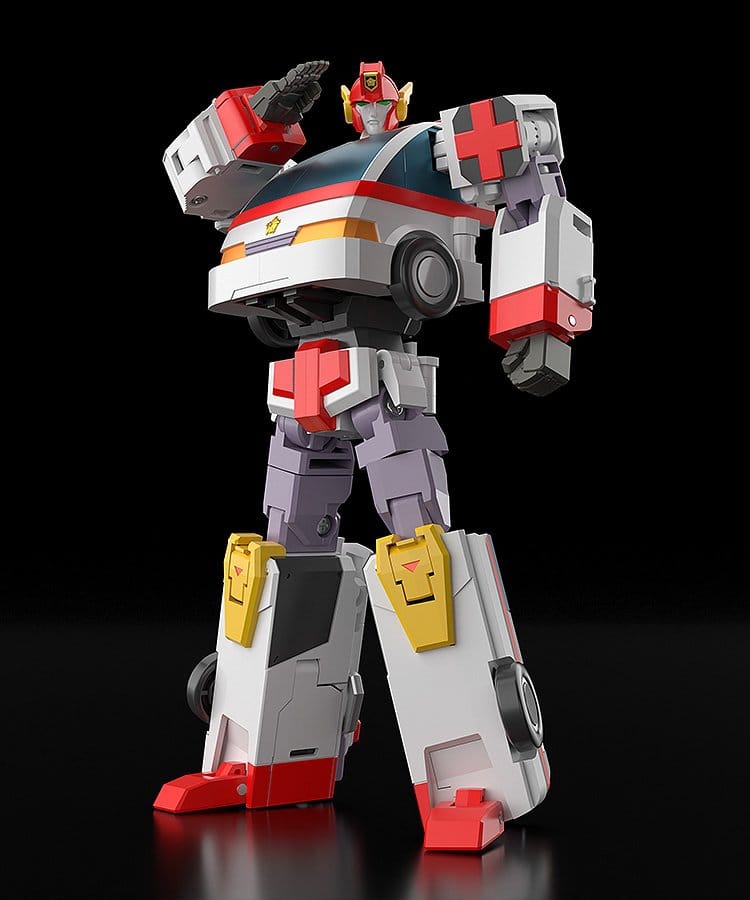 PREORDINE+ 12/2027 Brave Police J-Decker Action Figure The Gattai Duke Fire 25 cm