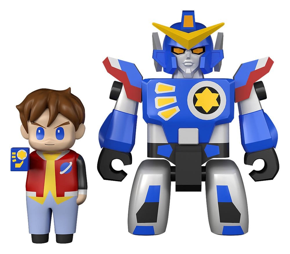 PREORDINE+ 08/2027 The Brave Fighter of Legend Da-Garn Brickroid Action Figures 2-Pack Da-Garn & Seiji Takasugi Set