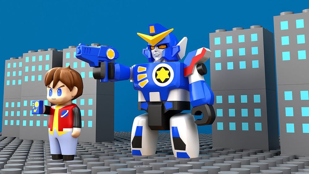PREORDINE+ 08/2027 The Brave Fighter of Legend Da-Garn Brickroid Action Figures 2-Pack Da-Garn & Seiji Takasugi Set