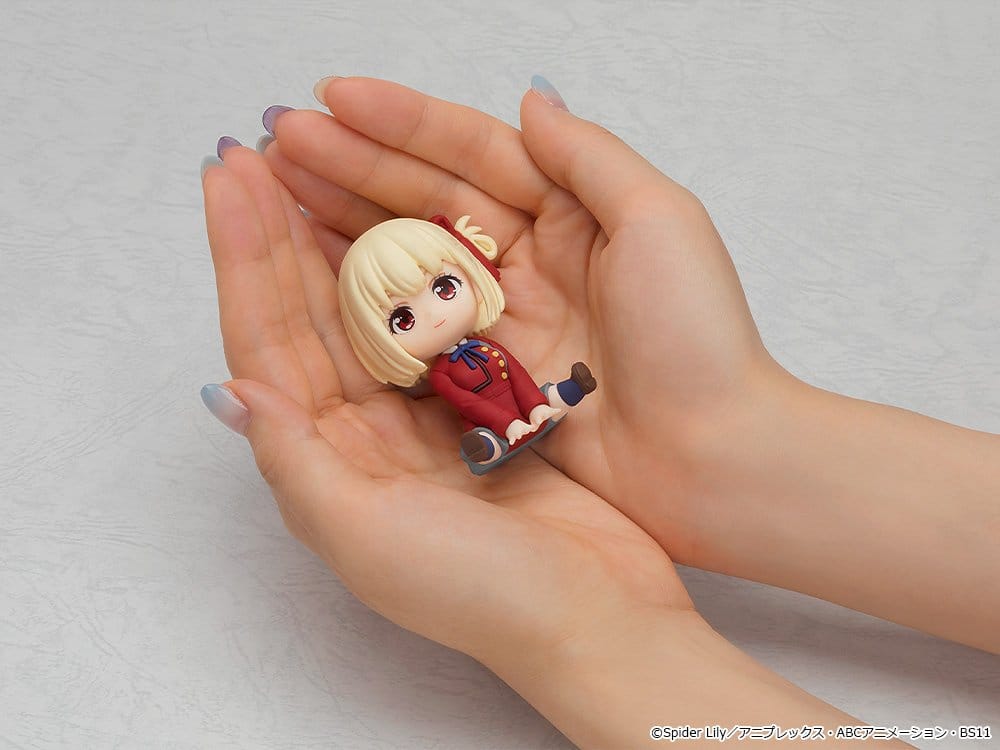 PREORDINE+ 03/2027 Lycoris Recoil Nendoroid Plus Rubber Mascot Chisato Nishikigi 7 cm
