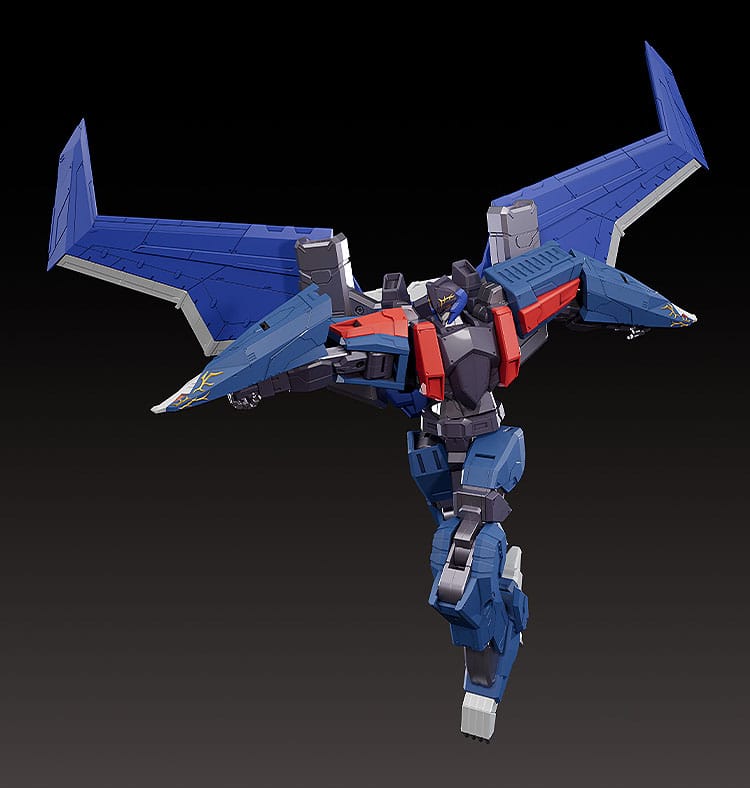 SU ORDINAZIONE Dancouga - Super Beast Machine God Diecast / PVC Action Figure The Gattai Black Wing 20 cm