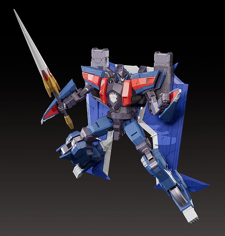 SU ORDINAZIONE Dancouga - Super Beast Machine God Diecast / PVC Action Figure The Gattai Black Wing 20 cm