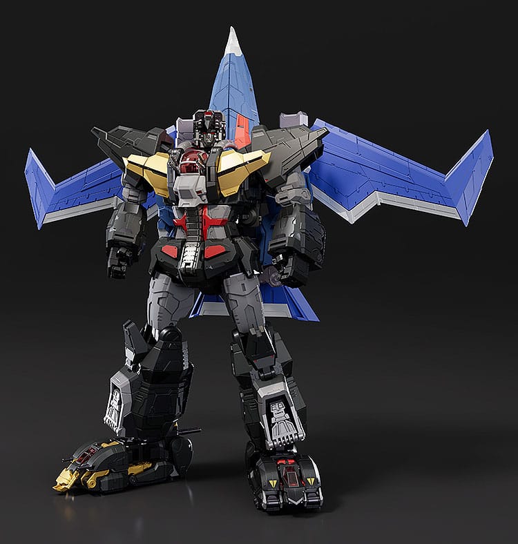 SU ORDINAZIONE Dancouga - Super Beast Machine God Diecast / PVC Action Figure The Gattai Black Wing 20 cm
