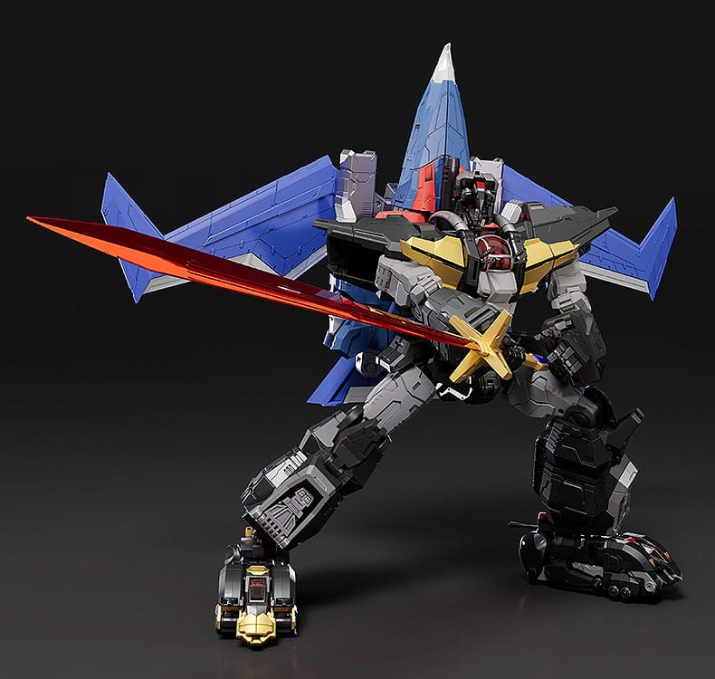 SU ORDINAZIONE Dancouga - Super Beast Machine God Diecast / PVC Action Figure The Gattai Black Wing 20 cm
