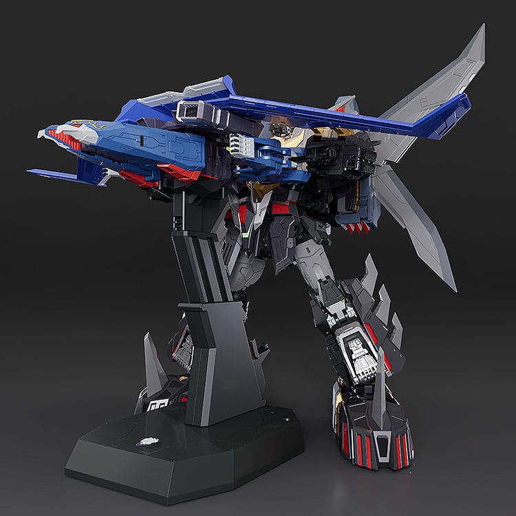 SU ORDINAZIONE Dancouga - Super Beast Machine God Diecast / PVC Action Figure The Gattai Black Wing 20 cm