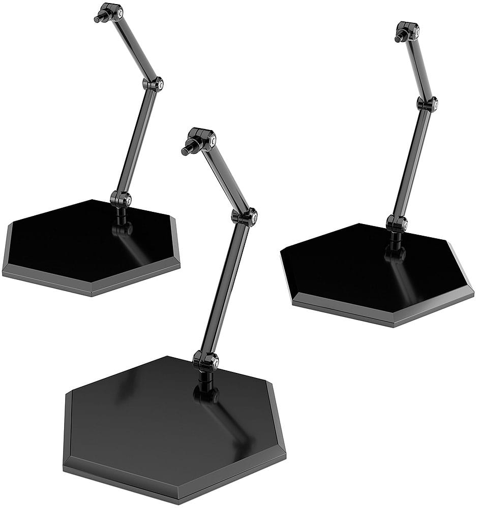 SU ORDINAZIONE The Simple Stand Mini Nendoroid More for Mini Figures & Models Black Hex Type 3-Pack