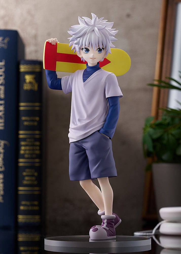 PREORDINE+ 05/2026 Hunter x Hunter Pop Up Parade PVC Statue Killua Zoldyck/Killua Zaoldyeck L Size 21 cm