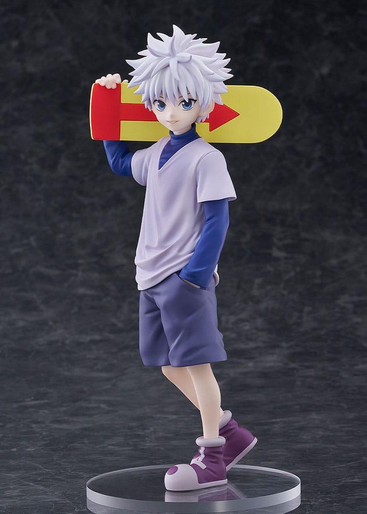 PREORDINE+ 05/2026 Hunter x Hunter Pop Up Parade PVC Statue Killua Zoldyck/Killua Zaoldyeck L Size 21 cm