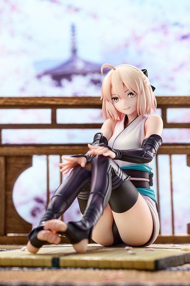 PREORDINE+ 02/2027 Fate/Grand Order PVC Statue 1/7 Saber Class servant Okita Souji Final Ascension Ver. 14 cm