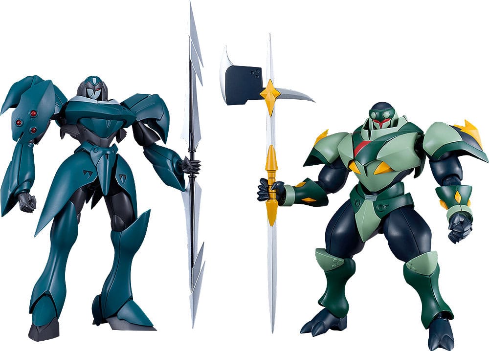 SU ORDINAZIONE Starknight Tekkaman Blade Moderoid Plastic Model Kits 2-Pack Tekkaman Dagger & Tekkaman Axe